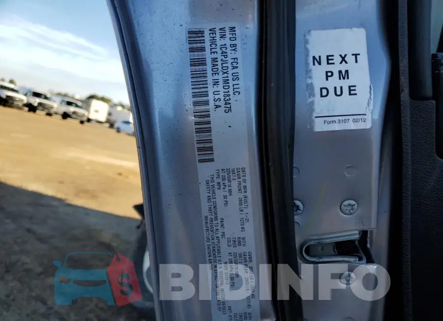 1C4PJLDX1MD183475 Photo# 13