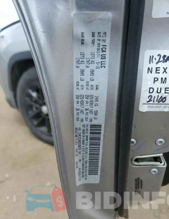 1C4PJMLB4KD199274 Photo# 12
