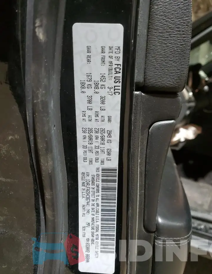 1C4RJFAG5HC867441 Photo# 12