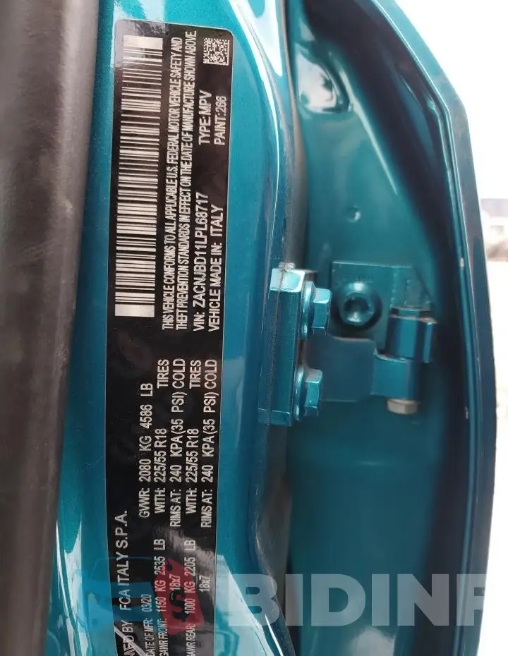 ZACNJBD11LPL68717 Photo# 12