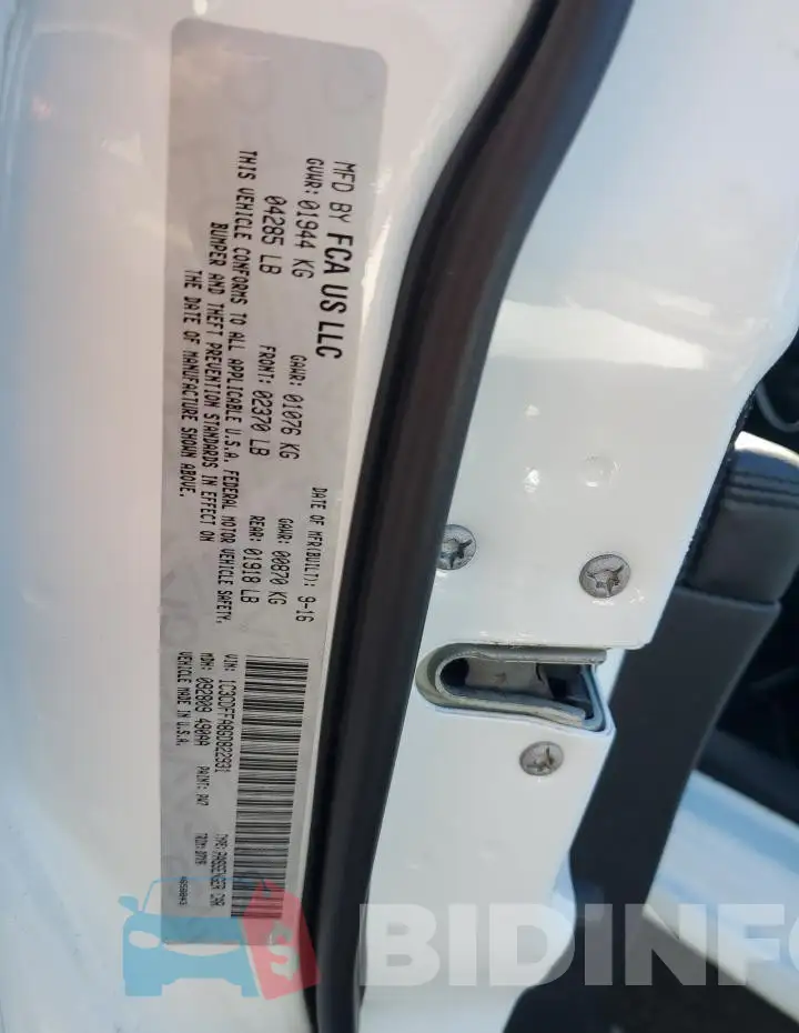 1C3CDFFA8GD822931 Photo# 13