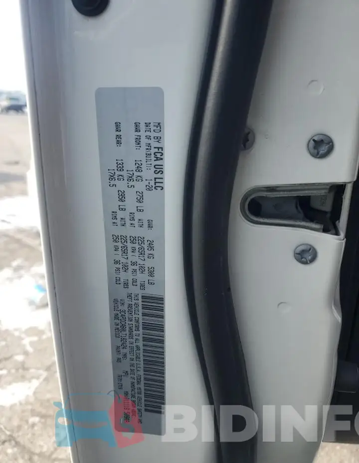 3C4PDCAB0LT182424 Photo# 13