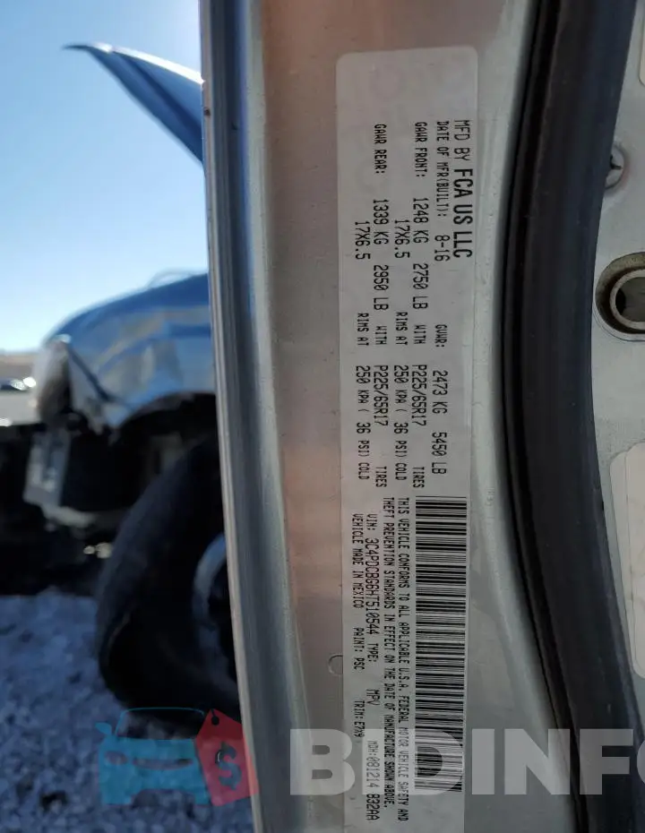 3C4PDCBG6HT510544 Photo# 13