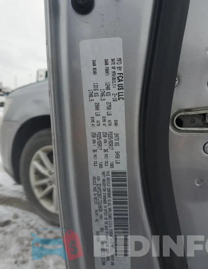 3C4PDCBG7JT310634 Photo# 13