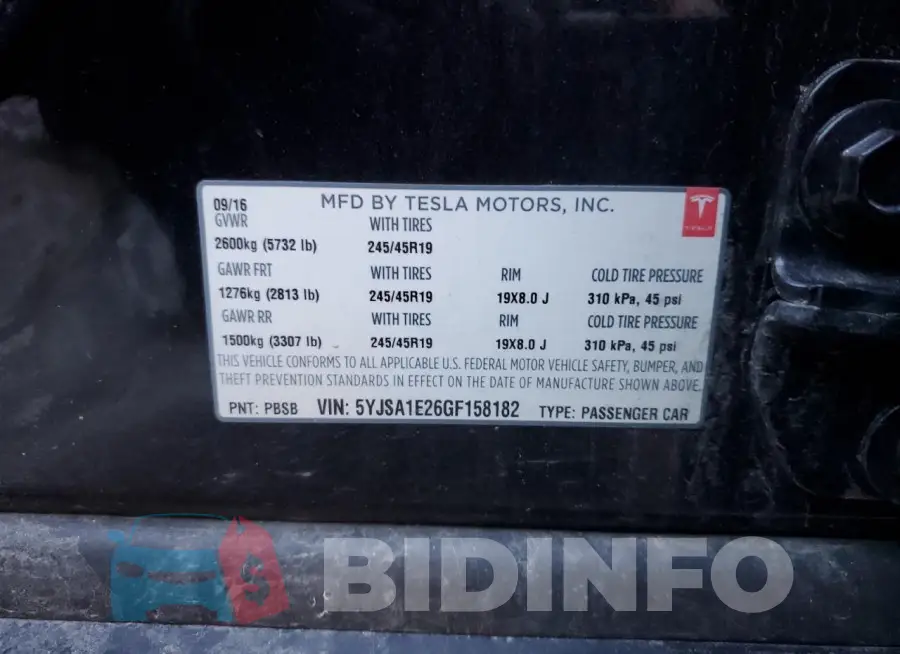 5YJSA1E26GF158182 Photo# 13