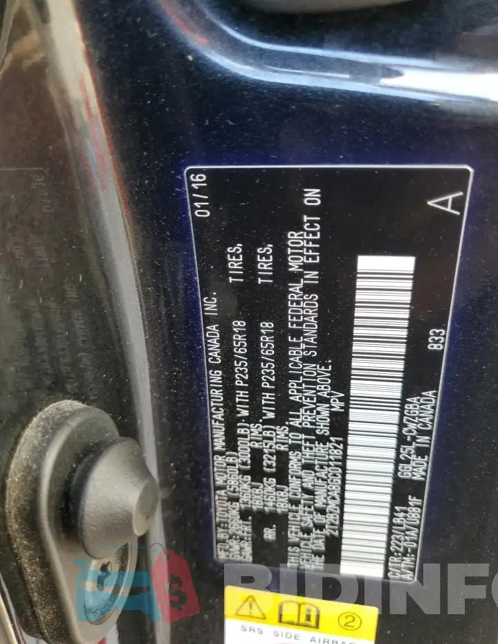 2T2BZMCA8GC011821 Photo# 12