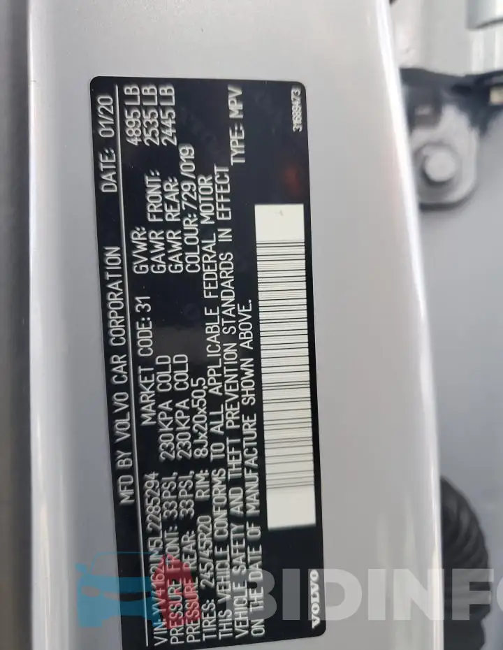 YV4162UM5L2285294 Photo# 14