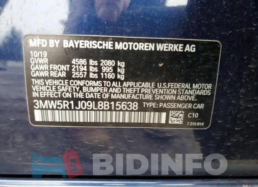 3MW5R1J09L8B15638 Photo# 12