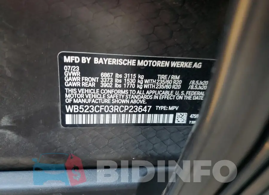WB523CF03RCP23647 Photo# 14