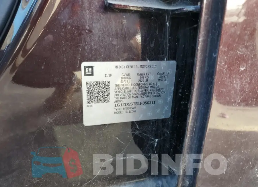 1G1ZD5ST6LF056311 Photo# 13