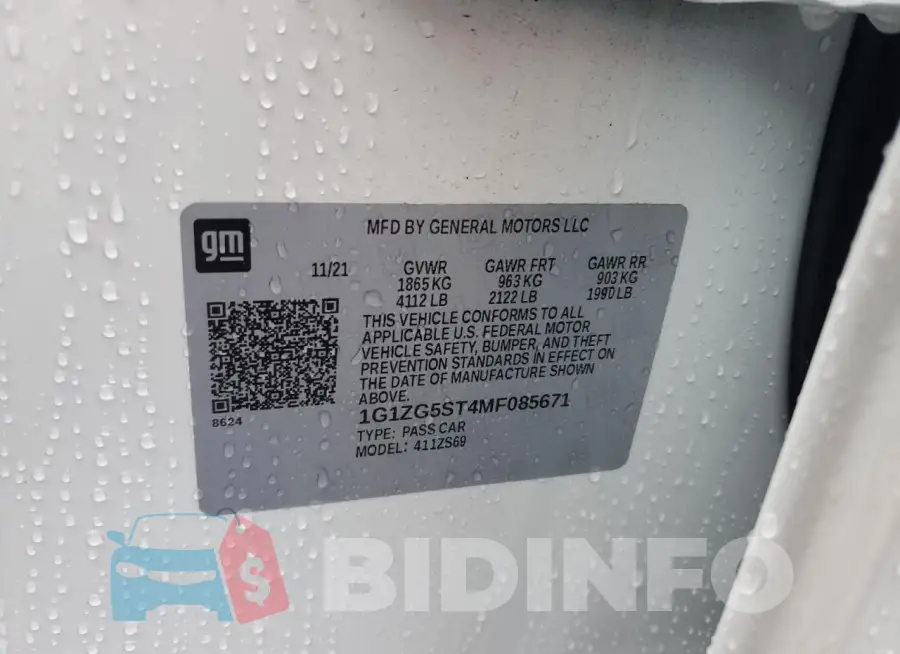 1G1ZG5ST4MF085671 Photo# 12