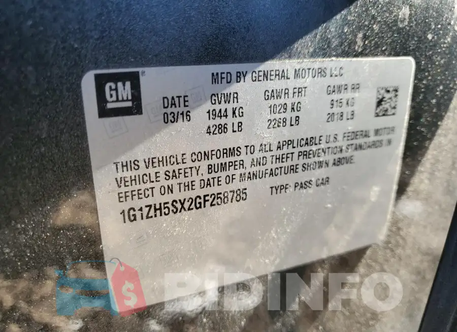 1G1ZH5SX2GF258785 Photo# 12