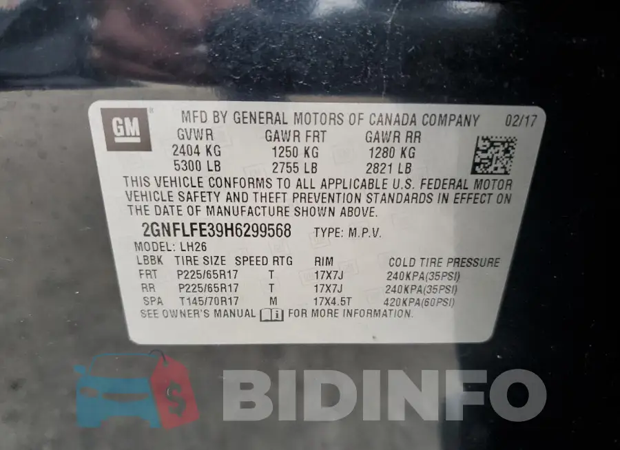 2GNFLFE39H6299568 Photo# 13