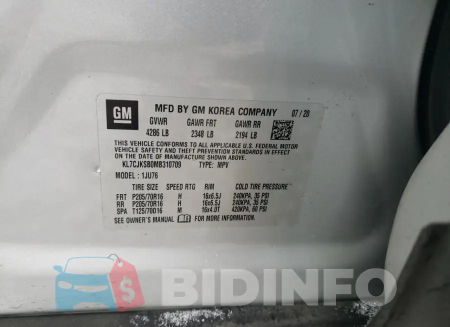 KL7CJKSB0MB310709 Photo# 12