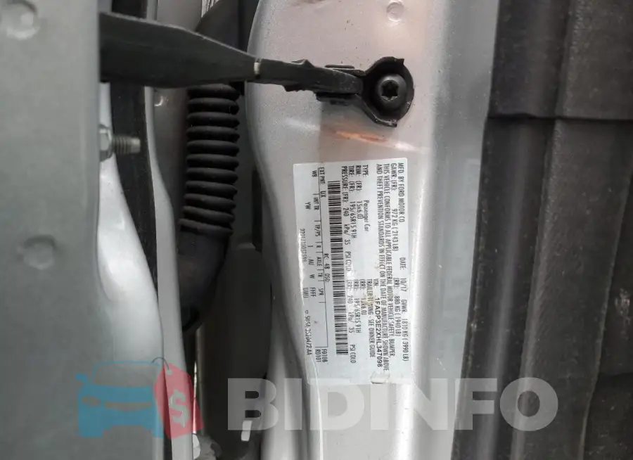 1FADP3E2XHL347098 Photo# 12