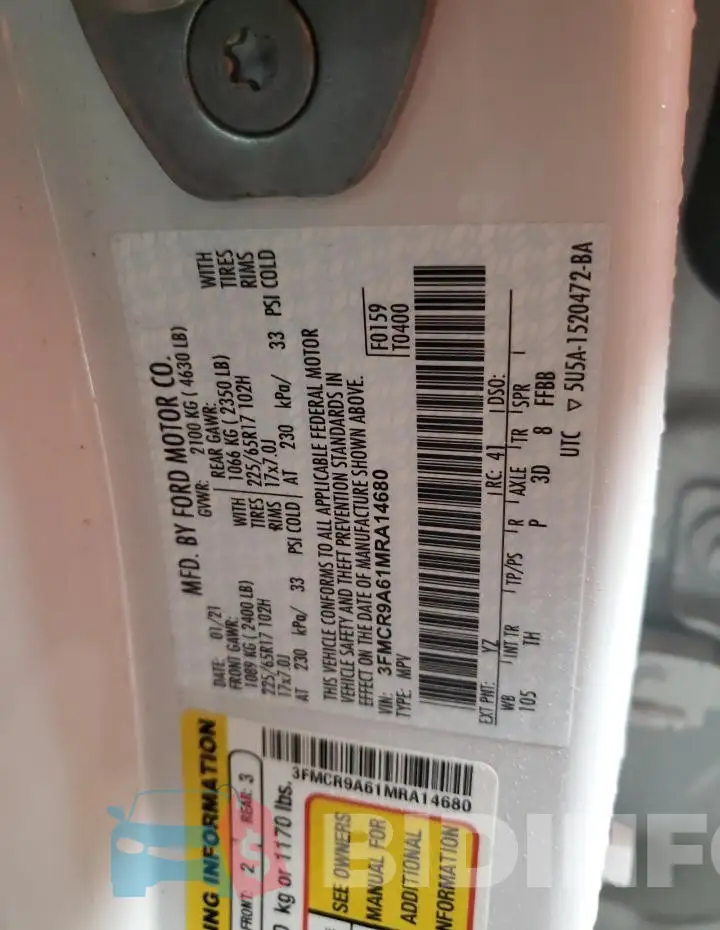 3FMCR9A61MRA14680 Photo# 12
