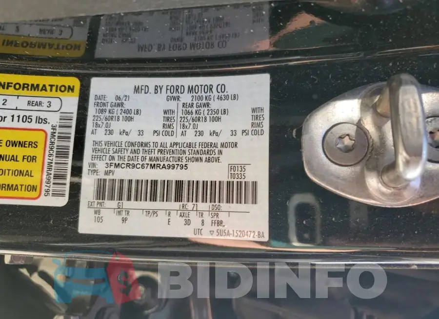 3FMCR9C67MRA99795 Photo# 14