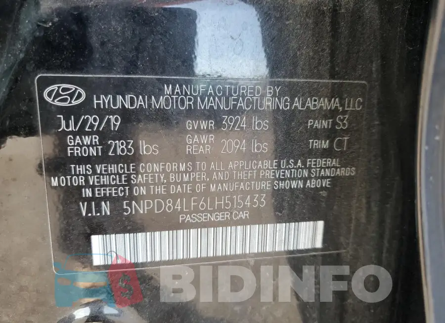 5NPD84LF6LH515433 Photo# 13