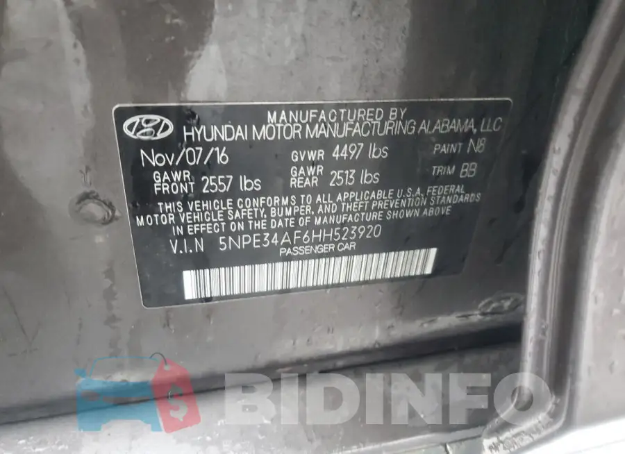 5NPE34AF6HH523920 Photo# 12