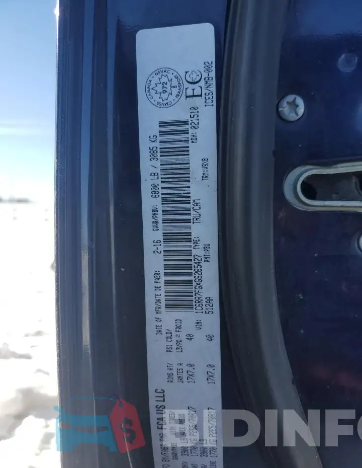 1C6RR7FGXGS265427 Photo# 12