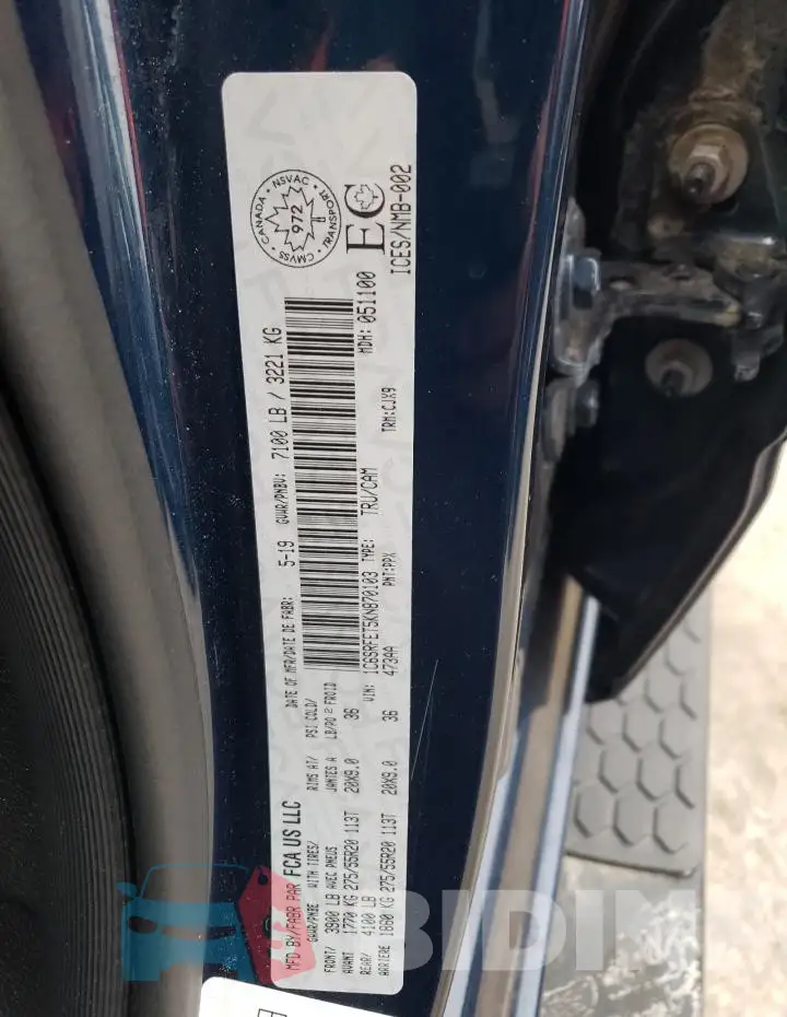 1C6SRFET5KN870103 Photo# 12