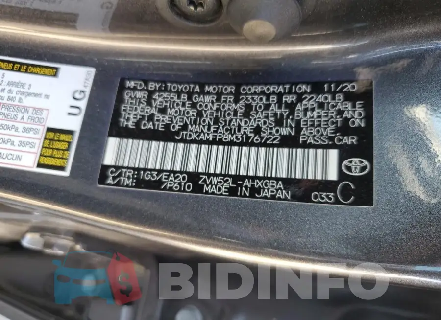 JTDKAMFP8M3176722 Photo# 13