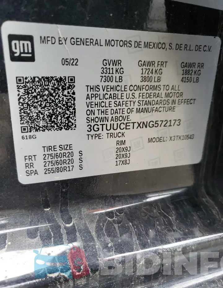 3GTUUCETXNG572173 Photo# 12