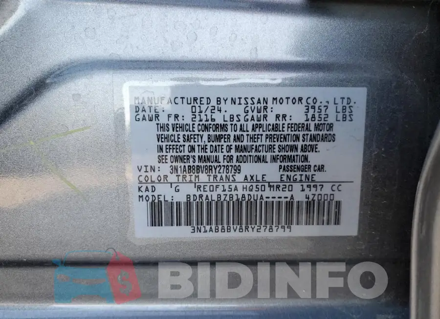 3N1AB8BV8RY278799 Photo# 12