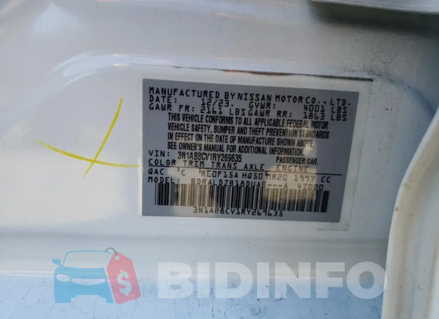 3N1AB8CV1RY269635 Photo# 12
