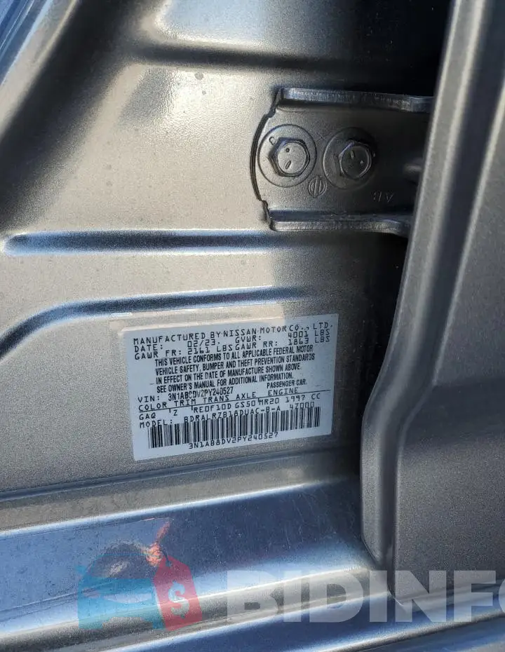 3N1AB8DV2PY240527 Photo# 12
