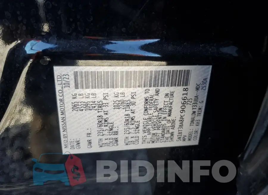 5N1BT3BA8PC906618 Photo# 13