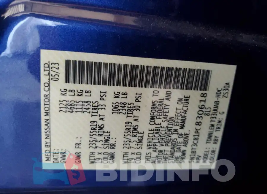 5N1BT3CB1PC830618 Photo# 14