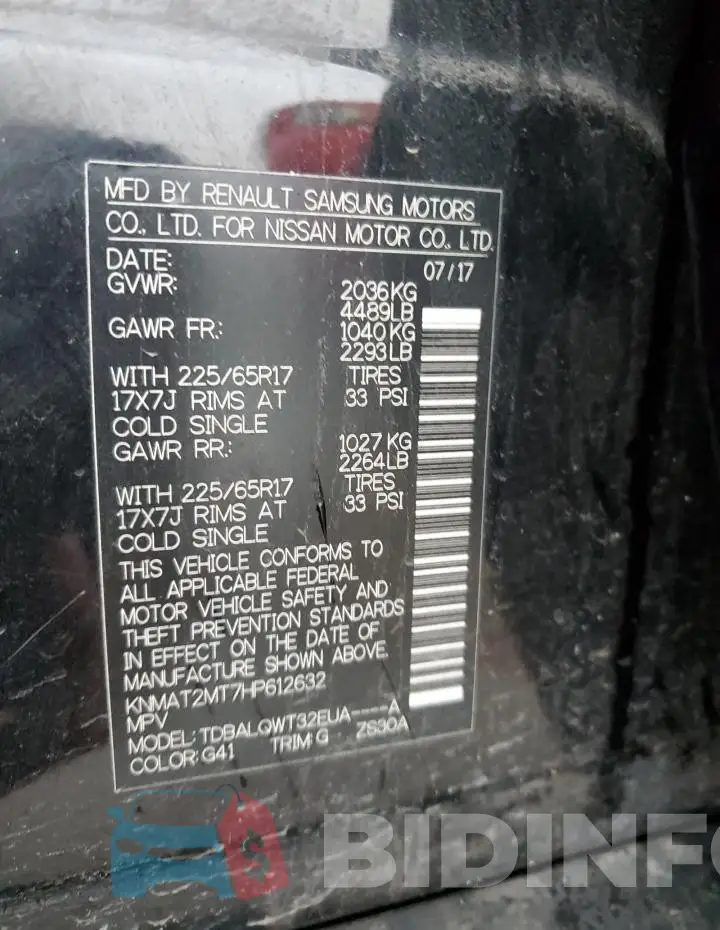 KNMAT2MT7HP612632 Photo# 13
