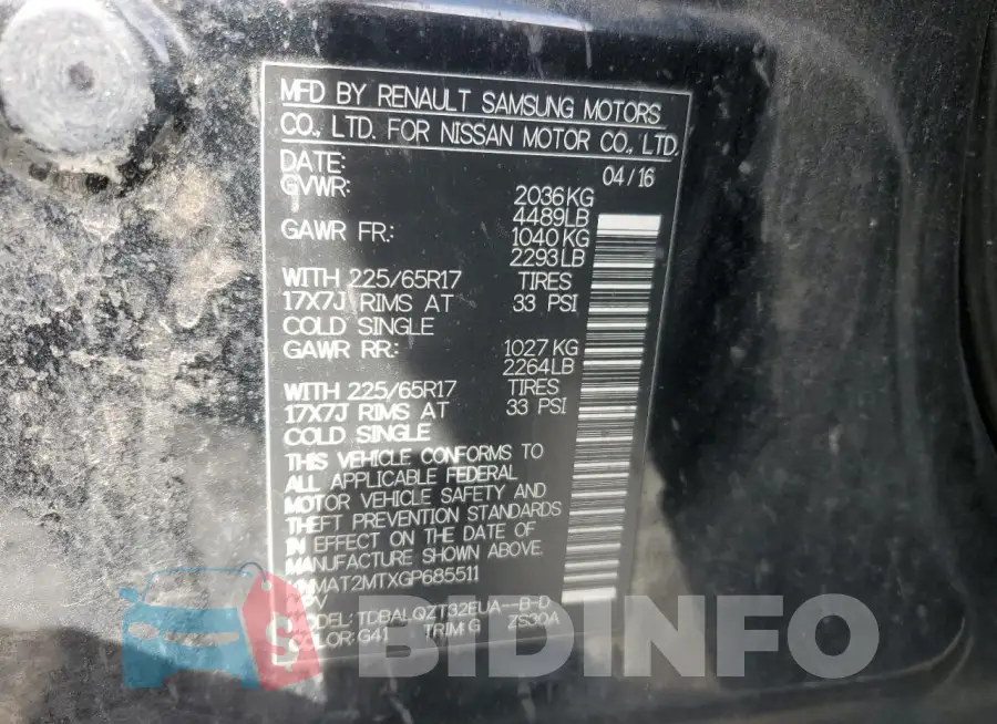 KNMAT2MTXGP685511 Photo# 12