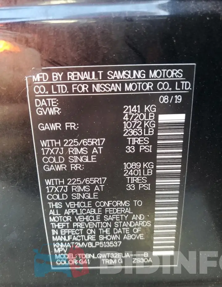 KNMAT2MV8LP513537 Photo# 13