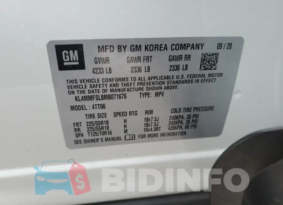KL4MMFSL8MB071676 Photo# 13