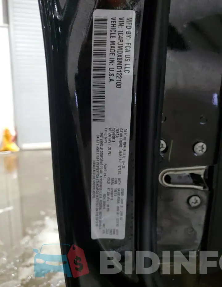 1C4PJMDX8MD122100 Photo# 13