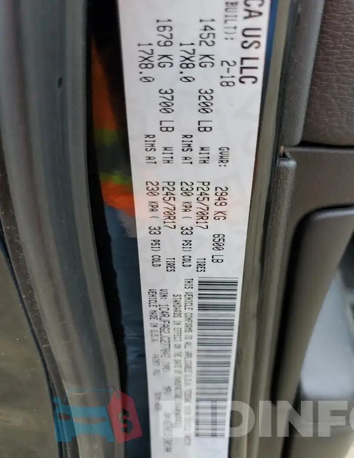 1C4RJFAG2JC277042 Photo# 12