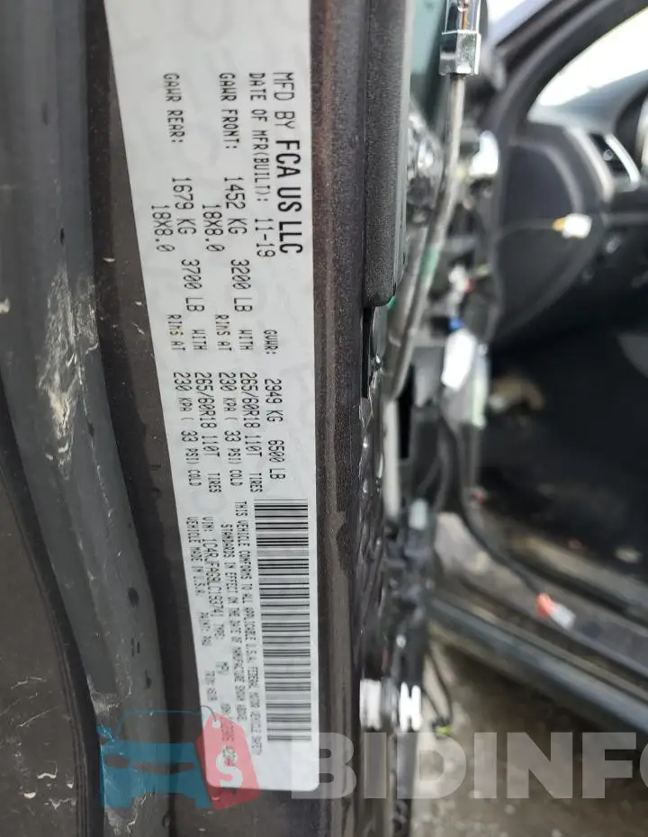 1C4RJFAG9LC193741 Photo# 12
