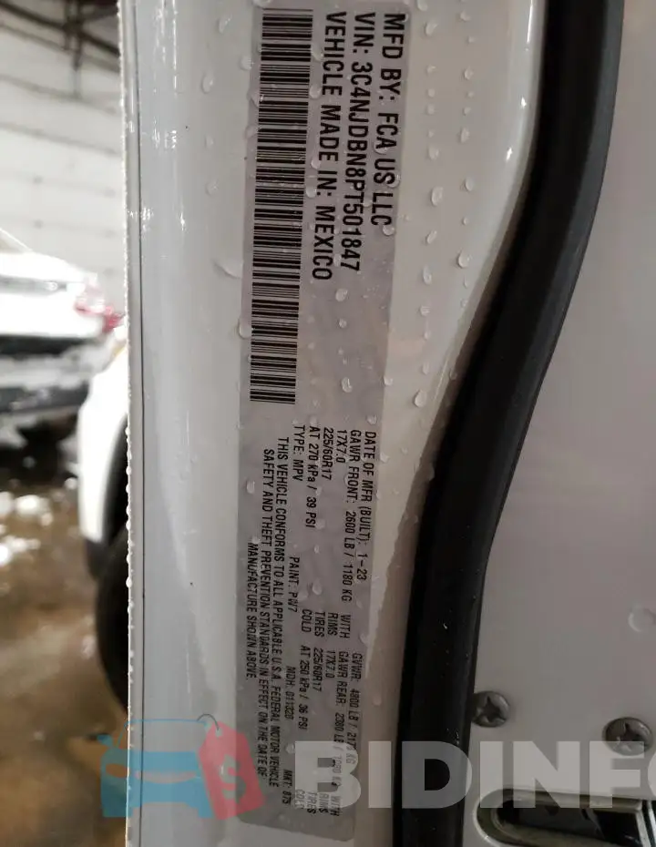 3C4NJDBN8PT501847 Photo# 13