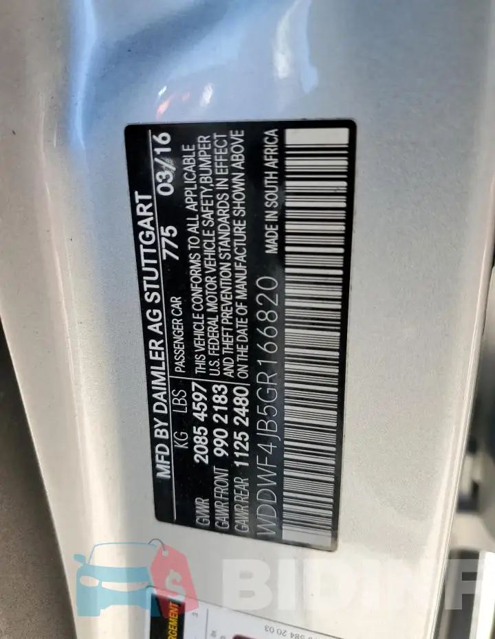 WDDWF4JB5GR166820 Photo# 13