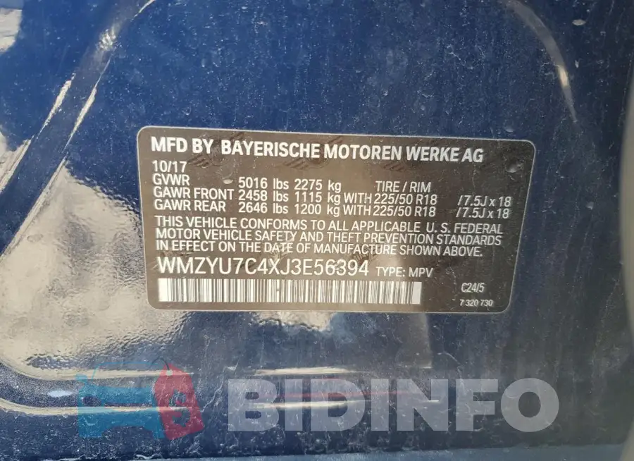 WMZYU7C4XJ3E56394 Photo# 12