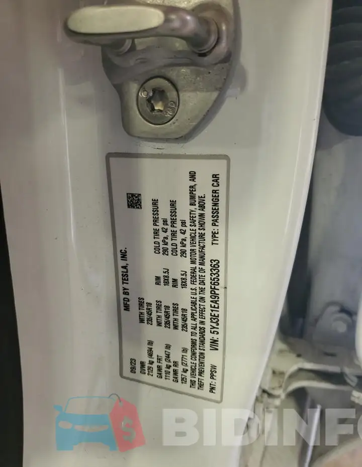 5YJ3E1EA9PF653363 Photo# 12