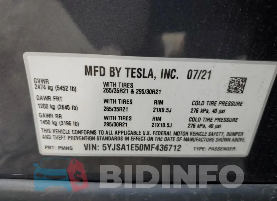 5YJSA1E50MF436712 Photo# 12