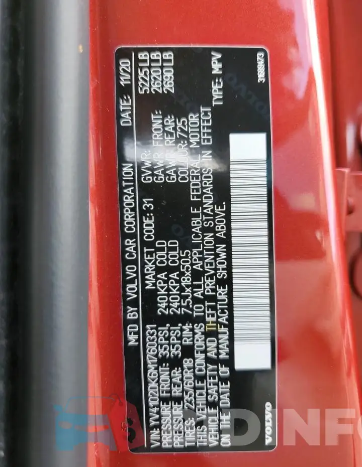YV4102DK6M1760331 Photo# 13