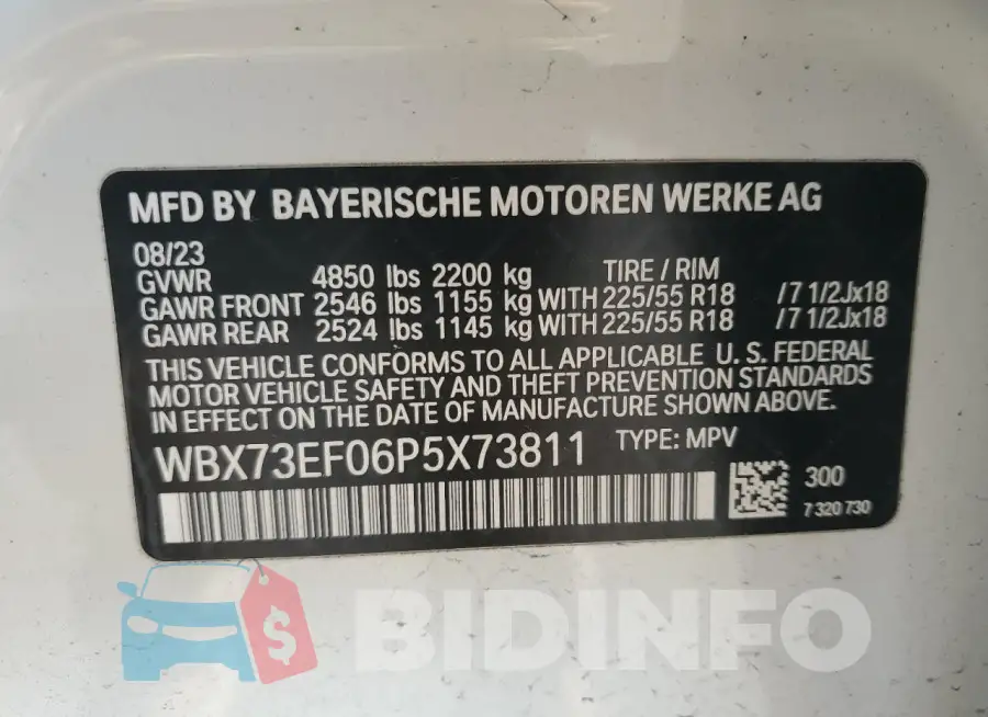 WBX73EF06P5X73811 Photo# 13