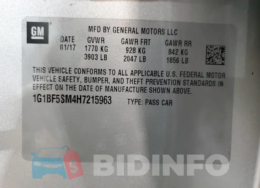 1G1BF5SM4H7215963 Photo# 12