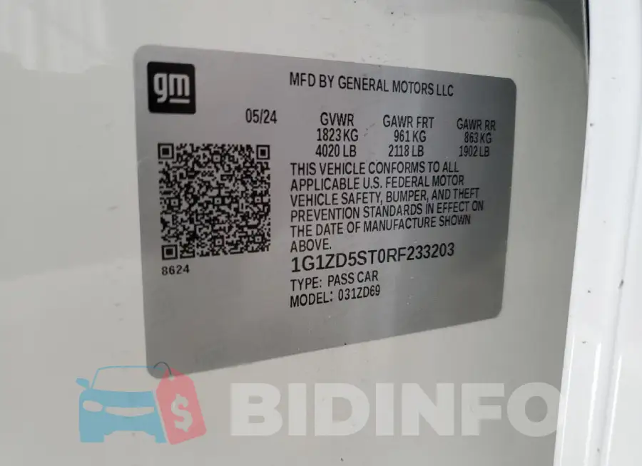 1G1ZD5ST0RF233203 Photo# 12