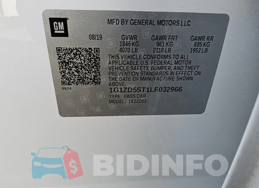 1G1ZD5ST1LF032966 Photo# 12