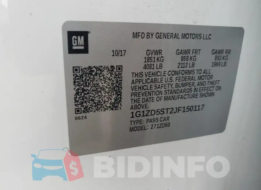 1G1ZD5ST2JF150117 Photo# 12